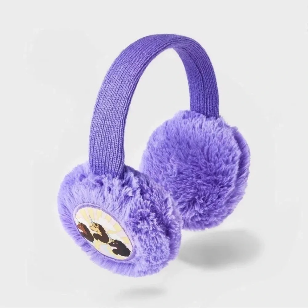 Purple Unicorn Earmuffs